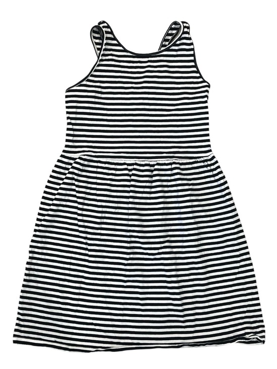 Old Navy Other - Old Navy Girls L 10-12 Sleeveless Striped Tank Dress Black White Cotton